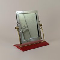 Vintage Omega Uhren Table Top Store Display Spiegel 1980Er Jahre Art Deco Revival Uhr Werbung Pivot von WhatTheWolfSaw
