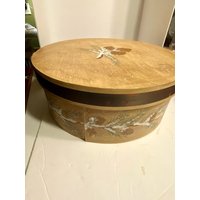 Handbemalte Holz Käsekiste Mit Weihnachtsmotiv ~ Ornament Aufbewahrung von WhatsoldisnewBySonja