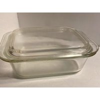Klare Pyrex Rechteck-Kühlschrank-Box Mit Deckel 20x20cm von WhatsoldisnewBySonja