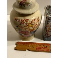 Vintage Oriental Deckeldose Ingwerglas Signiert Made in Japan Oder Lenwile Ardalt Porzellan von WhatsoldisnewBySonja