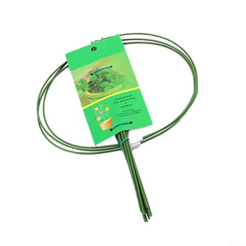 3er-Set Pflanzenstecker für Tomaten, Pfingstrosen und andere buschige Pflanzen, Eisenkonstruktion (20 cm) von WheatThrive
