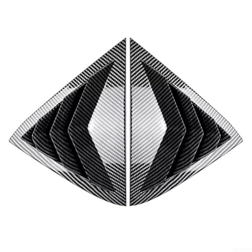 Abdeckung für hintere Seitentür für Ford Fiesta MK7 MK7 5, 2008 2017 Kompatibilität (Kohlefaser) von WheatThrive
