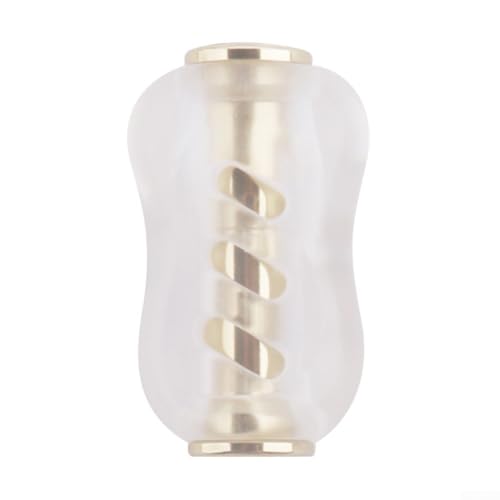 Angelrollenknauf für DSA-Rollen aus hochfesten Materialien für reibungslose Rotation und ergonomisches Kürbis-Design (Gold) von WheatThrive