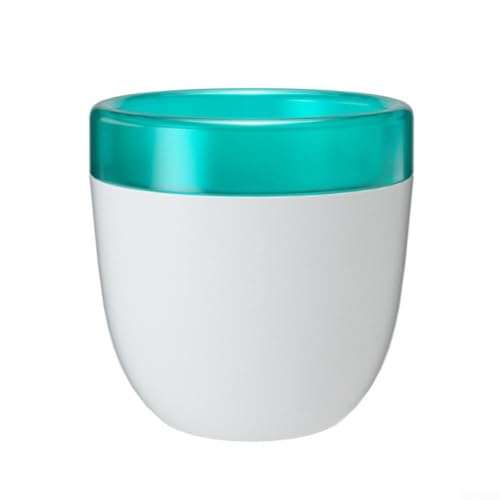 Automatischer selbstbewässernder Blumentopf mit Wasserspeicher, perfekt für vielbeschäftigte Personen zu Hause und im Büro (weiß) von WheatThrive