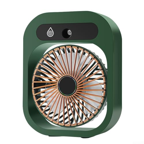Desktop Misting Fan with Humidifying Functionality, 3 Speed Options and Quiet Performance for Any Setting (Green) von WheatThrive