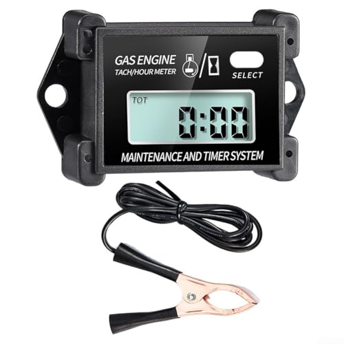 Digitaler induktiver Drehzahlmesser, elektronischer Drehzahlmesser, Stundenzähler, Präzisionsmessung für Motorrad 2/4-Takt Digitaler induktiver Drehzahlmesser, elektronischer Drehzahlmesser, Stundenzähler, Präzisionsmessung für Motorrad 2/4-Takt von WheatThrive