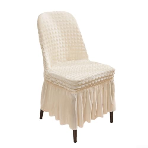 Diverse Application of This Seersucker Chair Protector with Lovely Decorative Trim Style (White) von WheatThrive