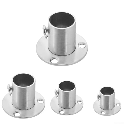 Edelstahl-Hängeleistensystem mit sicheren Flanschhalterungen für Schrank und Display (32 mm) von WheatThrive