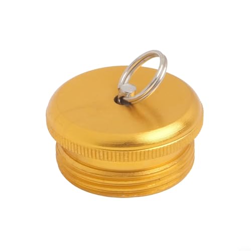 Endkappe für Angelruten aus Aluminiumlegierung mit Zugring, 8 x 5 mm für verbesserte Funktionalität (21 mm) von WheatThrive