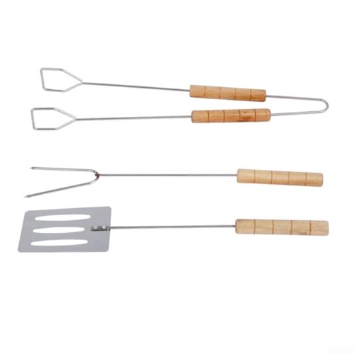 Essential BBQ Tool Set 3 Stück Outdoor Grillzubehör zum Grillen von Fleisch und Gemüse Essential BBQ Tool Set 3 Stück Outdoor Grillzubehör zum Grillen von Fleisch und Gemüse von WheatThrive