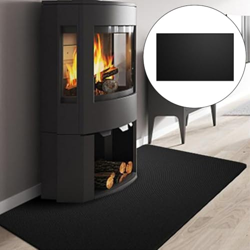 Feuerfeste hitzebeständige Matte, Silikon-Glasfaser-Grill- und Kochschutz, geeignet für Aktivitäten im Innen- und Außenbereich (100 x 180 cm) von WheatThrive