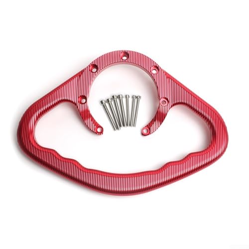 Für Honda Kraftstofftank Beifahrer Haltegriff für Motorräder, kompatibel mit CBR600RR CB 600F 599 Hornet CNC Aluminiumlegierung Sicherheitsgriff Bar (rot) von WheatThrive