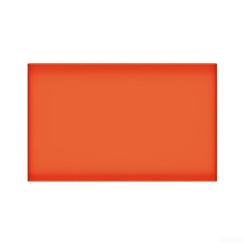 Grill-Silikonmatte, 72,2 x 45 cm, antihaftbeschichtet, wiederverwendbar, Staubschutz für elektrischen Holzkohlegrill (orange 72,1 x 45 cm) von WheatThrive