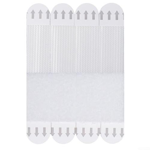 Hanging Solutions Spurloses Easy Pull Tape mit abnehmbarem Haken zum nahtlosen Präsentieren von Bildern (16 x 46 mm x 12) von WheatThrive