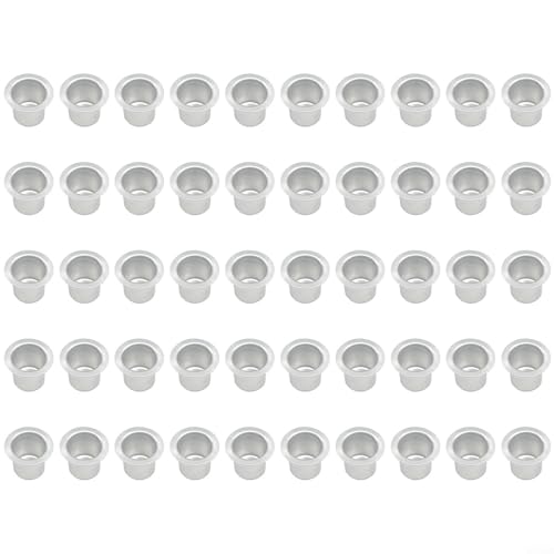 Innovative Metalleinsätze für kreative Kerzenprojekte, wählen Sie zwischen Größen von 30 und 50 Stück (50 Stück) von WheatThrive