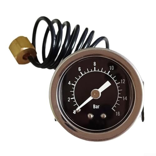 Kaffeemaschine Dampfkessel mit genauer Druckmessung, 16 Bar Kapillarmesser (16bar G1/8) von WheatThrive