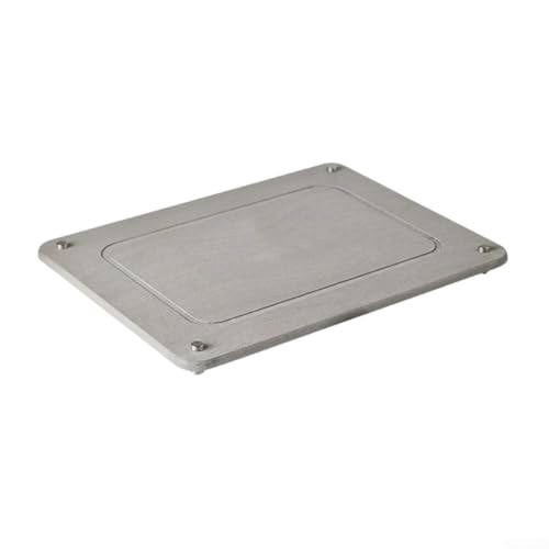 Kieselstein-Trockenmatte, 30 x 40 x 2 cm, schnell saugfähig, Abtropfmatte, Steinhahn-Matte für Schalen, Topfpflanzen, Obst, Küche (grau) von WheatThrive