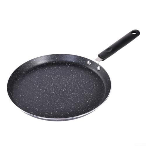 Kompakte Bratpfanne mit rutschfestem Griff für sicheres Kochen (schwarz) von WheatThrive