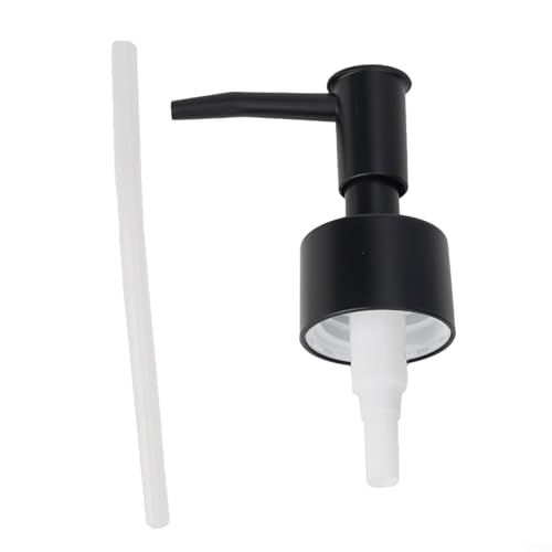 Lotion-Pumpkopf mit 28 Fäden, perfekt für Seifenspender, auslaufsicheres Design für eine saubere und effiziente Erfahrung (mattschwarz) von WheatThrive