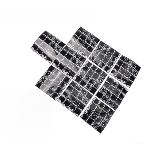 MSC082 Mosaikfliesenaufkleber, für Küche und Badezimmer, dekorativ, 10 x 10 cm, 10 Stück MSC082 Mosaikfliesenaufkleber, für Küche und Badezimmer, dekorativ, 10 x 10 cm, 10 Stück von WheatThrive