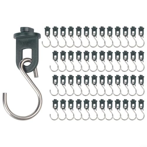 Mehrzweck-Gewächshaus-Clips und S-Haken für Gartenorganisation, 50 Halteklammern und 50 Haken zur Verbesserung der Effizienz Mehrzweck-Gewächshaus-Clips und S-Haken für Gartenorganisation, 50 Halteklammern und 50 Haken zur Verbesserung der Effizienz von WheatThrive