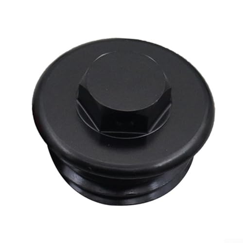 Motorrad-Motoröl-Einfüllkappe, CNC-Motoröl-Einfüllkappe, Schraubenabdeckung, Ersatz für Motorrad (schwarz) von WheatThrive