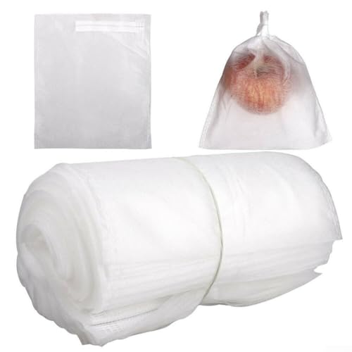 Obst-Abdecknetzbeutel, 100 Stück, schützen Äpfel, Pfirsiche und mehr vor Schädlingen (180 mm x 250 mm) von WheatThrive