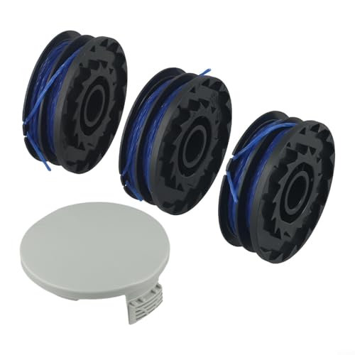 Rasentrimmerspule Ersatz für RLT4027 RLT4125 RLT5027 für RAC123 5132002671 Entwickelt für zuverlässige Rasenpflege und einfache Montage (3+1) von WheatThrive