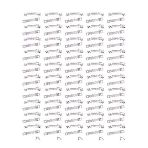 Robuster Sägezahnaufhänger Set mit 50 Schrauben, perfekt für verschiedene Bilderrahmen und Dekorationen (Silber) von WheatThrive