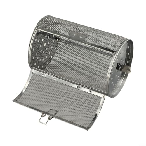 Rollender Grillkorb Zubehör für den Einsatz in Luftfritteusenöfen (für 15 24 Liter) gebaut für die Ewigkeit mit Materialien von WheatThrive
