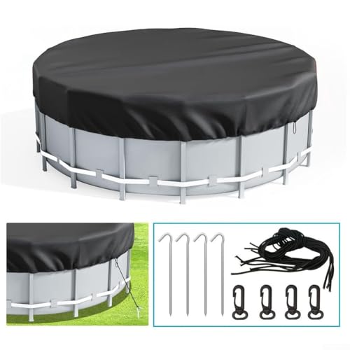Runde Poolabdeckung, passend für verschiedene Outdoor-Artikel, 210D-Oxford-Stoff-Material für lange Lebensdauer, 3,6 m Runde Poolabdeckung, passend für verschiedene Outdoor-Artikel, 210D-Oxford-Stoff-Material für lange Lebensdauer, 3,6 m von WheatThrive