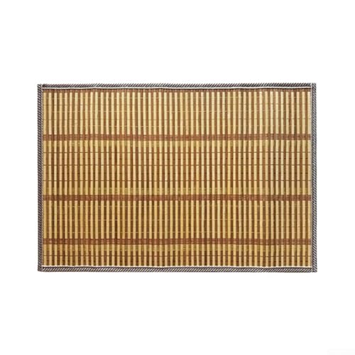Rustikale Tischsets aus Holz, hitzebeständig, handwerklich gearbeitete Holz-Tischsets für Tischdekoration (1 x Tischmatte 60 x 40 cm) von WheatThrive