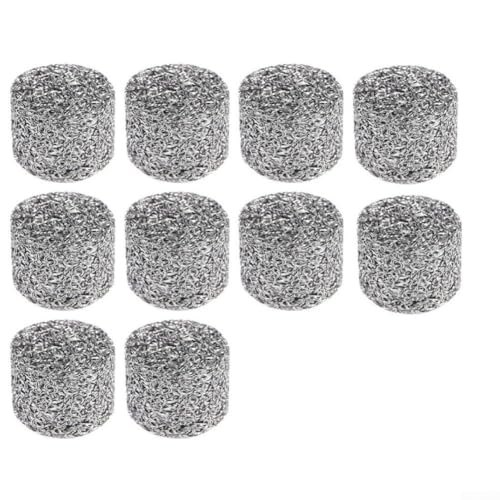 Schneeschaumlanze Ersatz-Mesh-Filter für Hochdruckreiniger, Edelstahl mit einheitlicher Lochgröße für optimalen Schaum, 10 Stück von WheatThrive