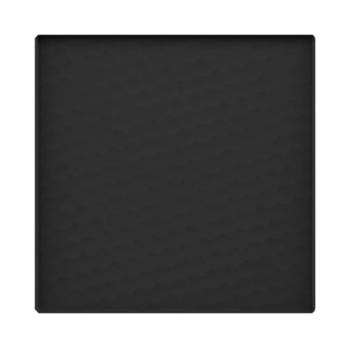 Silikon-Kühlschrankmatte, waschbar, unter dem Kühlschrank, rutschfeste Matte mit erhöhtem Rand, für Trockner, Mini-Kühlschrank(65 x 60 cm, schwarz) von WheatThrive