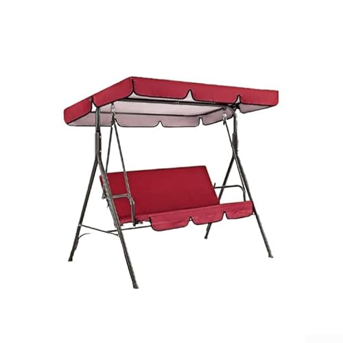 Sunproof Swing Chair Cover Set for Three Person Outdoor Bench 210D Oxford Cloth von WheatThrive