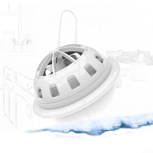 Tragbare USB-Spülmaschine, Mini-Multifunktions-Haushalts-Waschmaschine, wiederaufladbar, elektrisch, für Zuhause (weiß) von WheatThrive