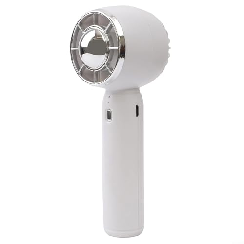 Tragbarer Handventilator mit wiederaufladbarem USB-Akku und leiser Leistung für täglichen Komfort (weiß) von WheatThrive
