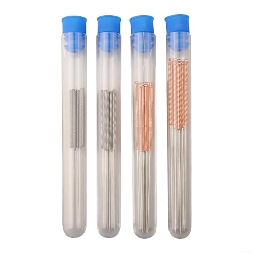 Umfassendes 40-teiliges Düsen-Reinigungsnadel-Set für 3D-Drucker, Edelstahlnadeln in 0, 2, 0, 8 mm Größen für präzise Reinigung von WheatThrive
