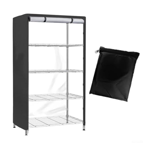 Wasserdichte Aufbewahrungs-Draht-Rack-Abdeckungen, staubdichtes Netz-PVC-Schutzhülle für Zuhause, 91,4 cm L x 45,7 cm B x 183,9 cm Wasserdichte Aufbewahrungs-Draht-Rack-Abdeckungen, staubdichtes Netz-PVC-Schutzhülle für Zuhause, 91,4 cm L x 45,7 cm B x 183,9 cm von WheatThrive