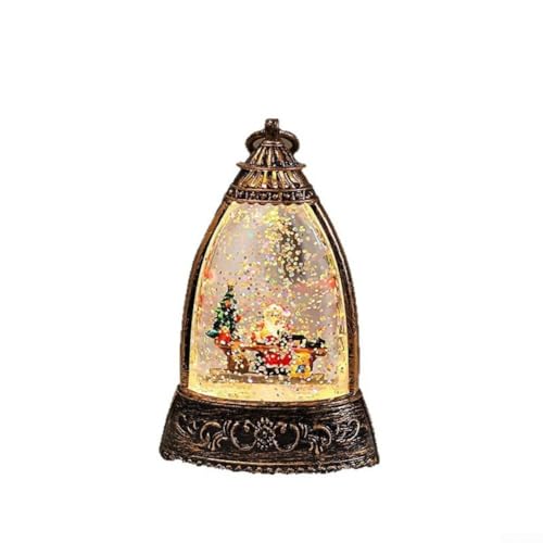 Weihnachten LED Teelicht Kerze, Weihnachtsmann Nachtlicht Schneefall Kegel Licht Weihnachtsdekorationen Lichter Vintage Kerze für Dekor (Altes Alter) von WheatThrive