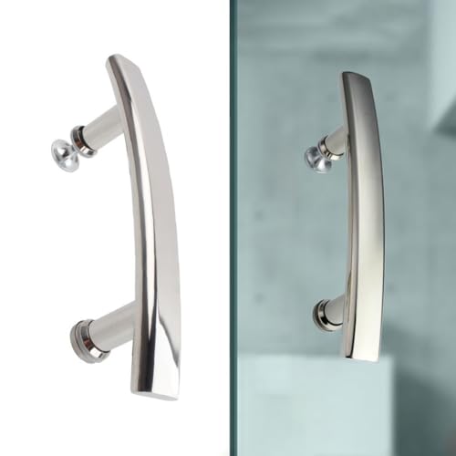 WheatThrive Stilvoller Edelstahlgriff für Duschtür, 240 mm Länge, entworfen für 6 mm Glas WheatThrive Stilvoller Edelstahlgriff für Duschtür, 240 mm Länge, entworfen für 6 mm Glas von WheatThrive