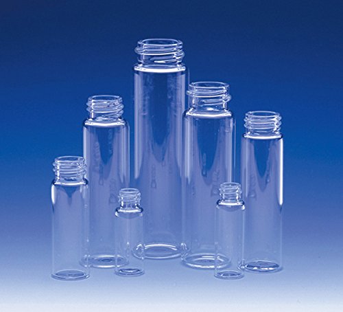 WHEATON 048426 Sparsame Durchstechflasche aus Klarglas 60 ml ohne Deckel (143 Stück) von Wheaton