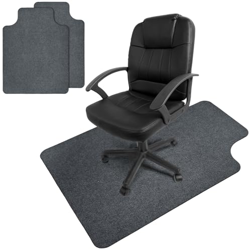 Whemyreat 2 Stück Bodenschutzmatte 90x120 cm,T Form Bodenschutzmatte,BüRostuhl Unterlage,Gaming Stuhlmatten,Teppich bürostuhl geeignet,Schutzmatte für Laminat,Parkett,Hartböden,Dunkelgrau Whemyreat 2 Stück Bodenschutzmatte 90x120 cm,T Form Bodenschutzmatte,BüRostuhl Unterlage,Gaming Stuhlmatten,Teppich bürostuhl geeignet,Schutzmatte für Laminat,Parkett,Hartböden,Dunkelgrau von Whemyreat
