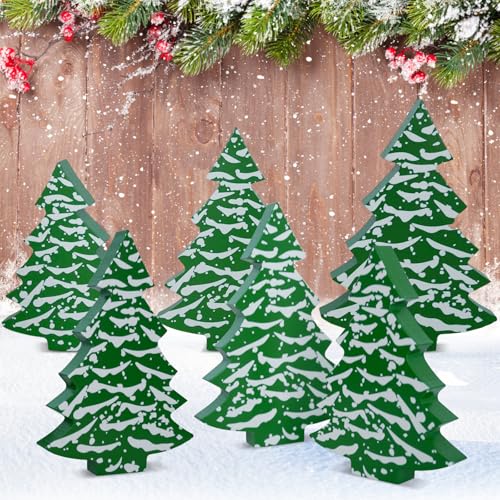 Whemyreat 6 Stück Weihnachtsbaum Schnee, Mini Grün Tannenbaum Mini Weihnachtsbaum Desktop, Weihnachtsbäume Deko Für Weihnachten Party, DIY Wohnkultur, Tischdekoration, Tischdeko, Weihnachtsdeko Whemyreat 6 Stück Weihnachtsbaum Schnee, Mini Grün Tannenbaum Mini Weihnachtsbaum Desktop, Weihnachtsbäume Deko Für Weihnachten Party, DIY Wohnkultur, Tischdekoration, Tischdeko, Weihnachtsdeko von Whemyreat