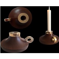 Wee Willie Winkie Candleholder Mit Bronze Griff von WhimsicalLighting