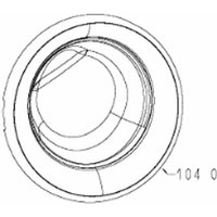 Ersatzteil - Bullaugentür komplett Pos. 104 0, original - Whirlpool von Whirlpool