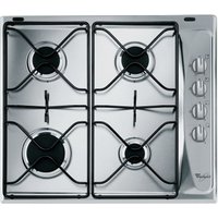 Whirlpool - akm 268/IX Einbau-Gaskochfeld Edelstahl-Kochfelder - Kochfeld (Einbau, Gaskochfeld, Edelstahl, Drehteller, Oben rechts, 7300 w) von Whirlpool