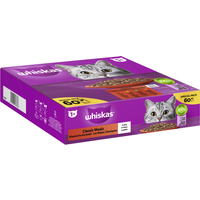 Portionsbeutel Multipack Special Pack 1+ Klassische Auswahl in Gelee 60 x 85g von Whiskas