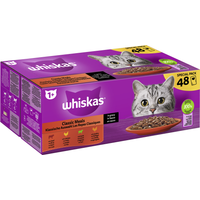 Portionsbeutel Multipack Special Pack 1+ Klassische Auswahl in Sauce 48 x 85g von Whiskas