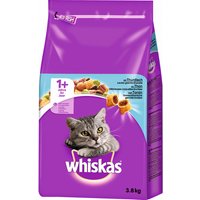 WHISKAS Katzentrockenfutter »1+ Jahre«, 3 Beutel à 3800 g von Whiskas